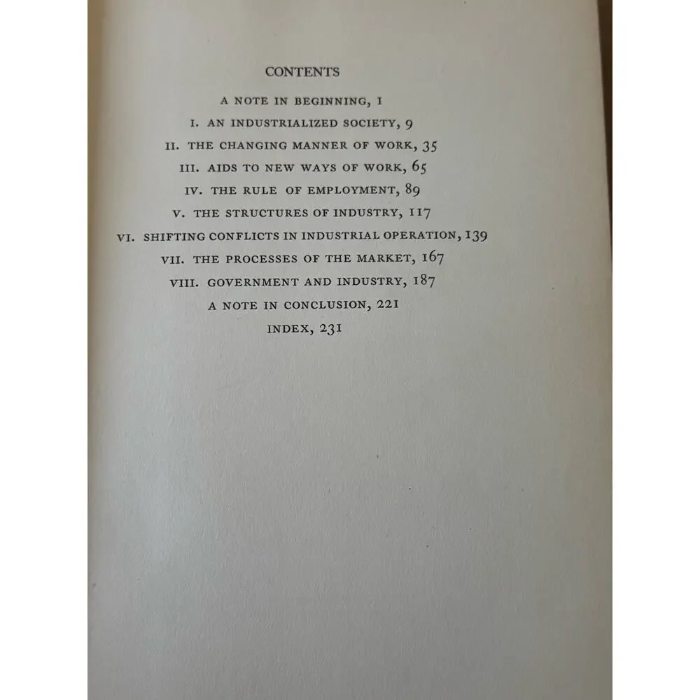 1933 The Industrial Discipline and the Governmental Arts Rexford Tugwell HC READ